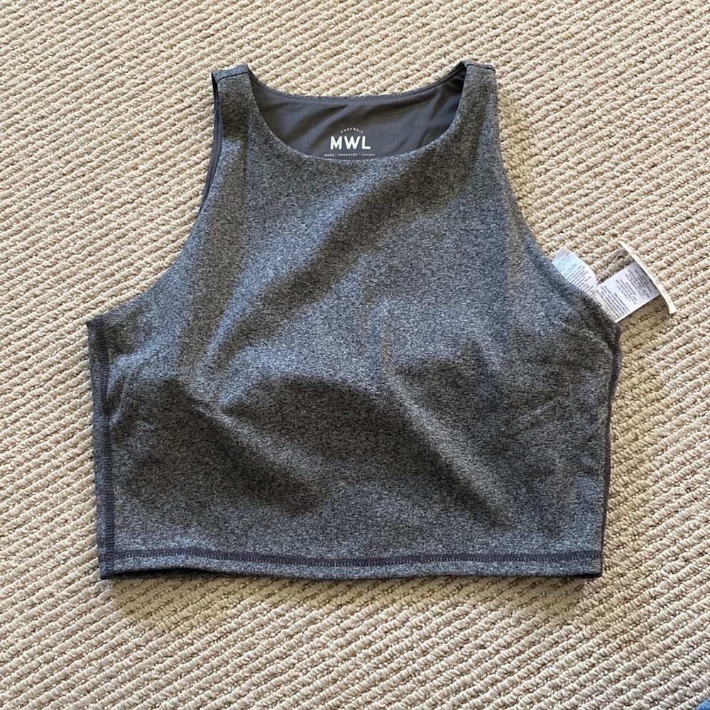 Madewell athletic crop top